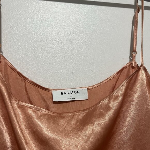 Babaton Aritzia NWT Benji Soft Apricot Camisole Tank Size Small‎ - Picture 3 of 7